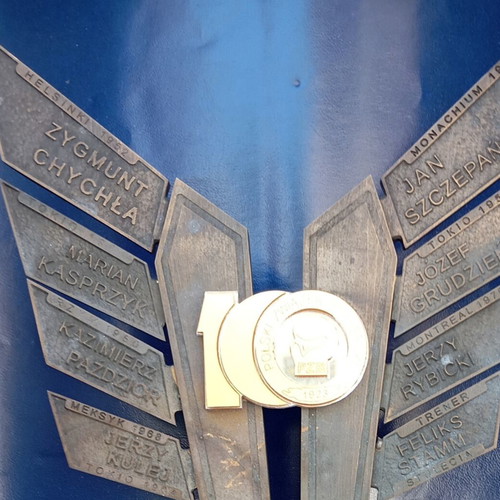 Rare collectible trophy for 100 years of Polish boxing, used