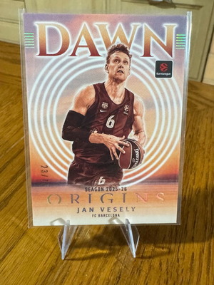 Jan Vesely Origins Dawn basketball card /75