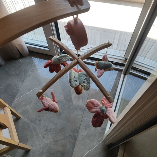 Little Dutch wooden musical baby mobile like new