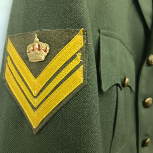 Chitonio official uniform of sergeant of the kingdom, used