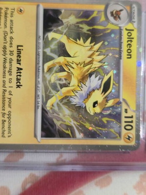 Jolteon κάρτα Pokemon prismatic καινούργια