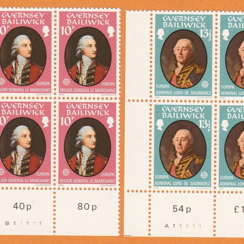 Guernsey 1980 Europa CEPT set of four new MNH