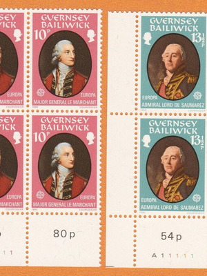 Guernsey 1980 Europa CEPT set of four new MNH