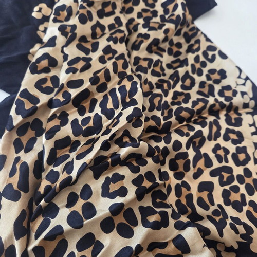 Dune London Leopard Print Scarf like new, black and beige
