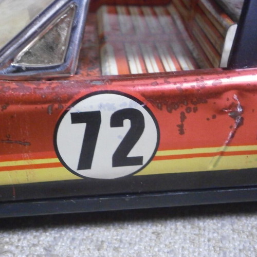 Porsche 914 A. Ananiadis Tin Toy new with battery box and vintage remote control