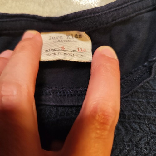 Long-sleeve shirts used, pack of 4 for 4-5 years old, Zara and more