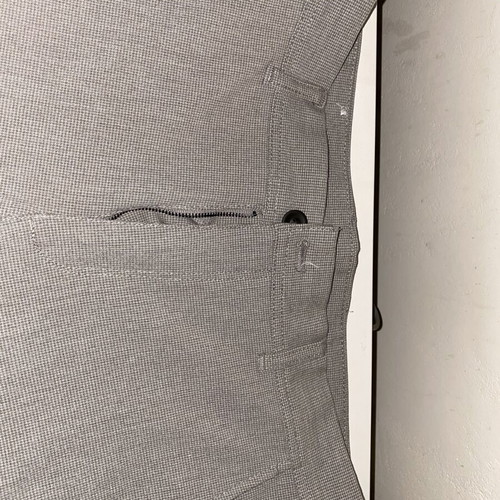Zara regular fit suit pants pied de poule, gray