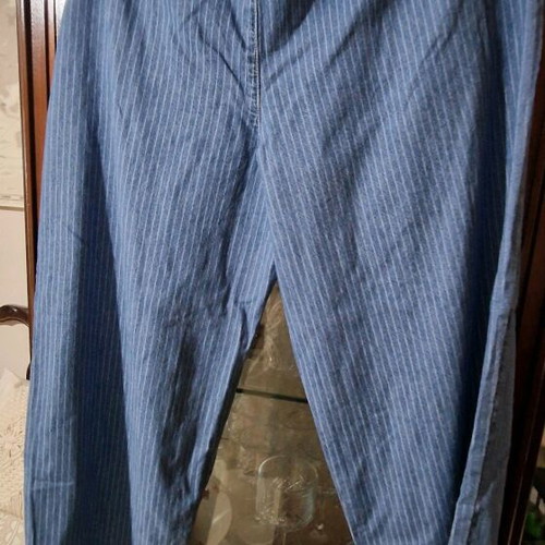 Only Carmakoma striped denim pants new, size M50/32