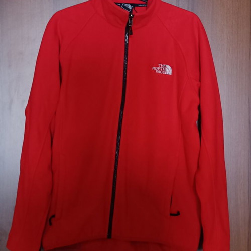 The North Face men's red fleece jacket size S like new