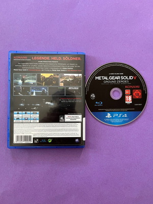 Metal Gear Solid V Ground Zeroes игра за PS4 като ново