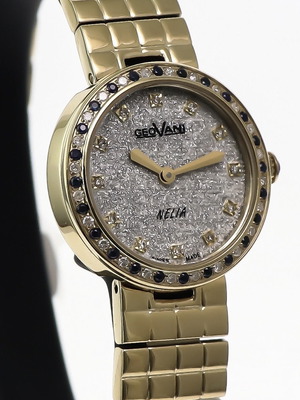 Geovani Nella women's watch new with diamonds and sapphires