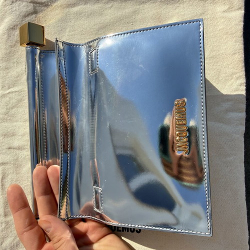 Jacquemus limited edition silver crossbody bag