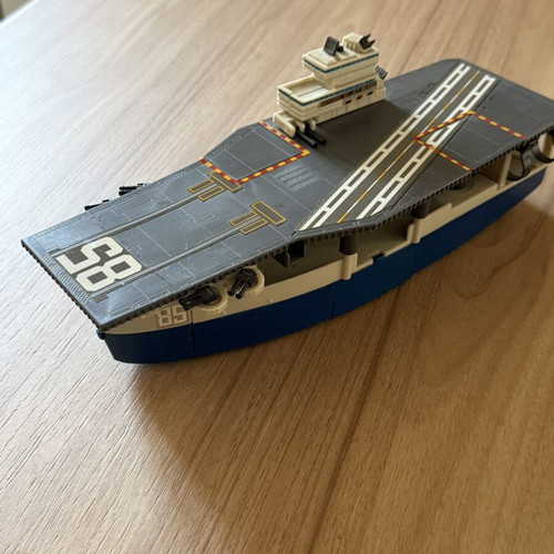 Vintage Micro Machines Aircraft Carrier like new, 27 cm