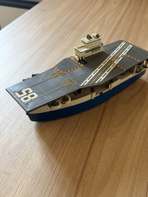 Vintage Micro Machines Aircraft Carrier like new, 27 cm