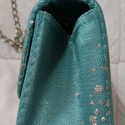 Allure dress set like new, green, dress, scarf, bag