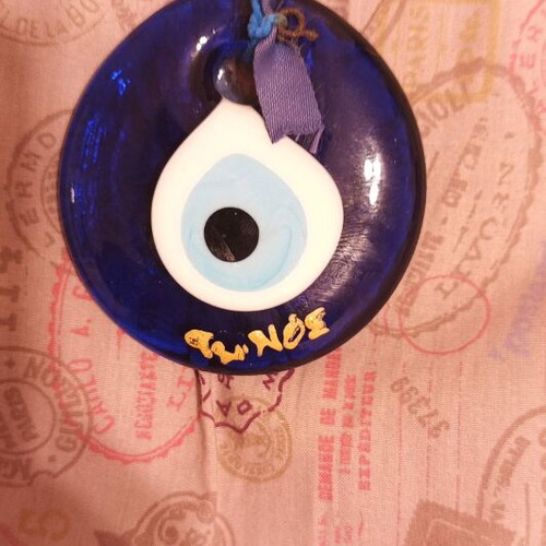 Glass eye like new from Tinos