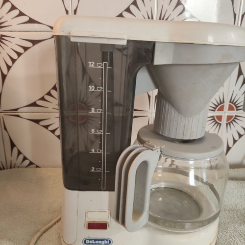 Vintage DeLonghi filter coffee maker used, 12 cups capacity