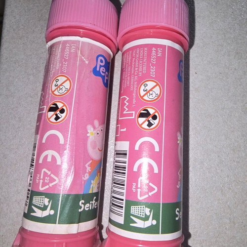 Peppa Pig bubbles like new, set of 2