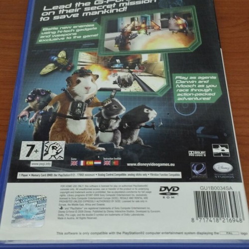 Disney G-Force PS2 game used, adventure