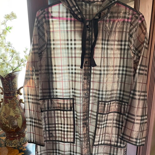 Women's checked raincoat one size from London
