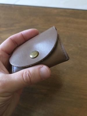 Wallet brown like new, small coin purse