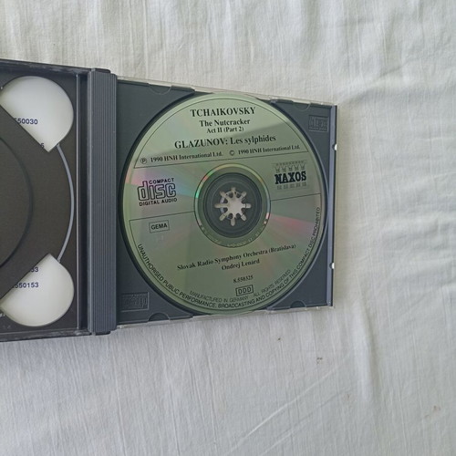 Tchaikovsky The Nutcracker Glazunov Chopiniana 2 Disc CD used, classical