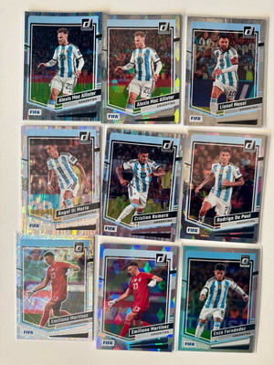 Donruss FIFA Soccer Argentina Parallel Lot 9 κάρτες καινούργιες 2023-24