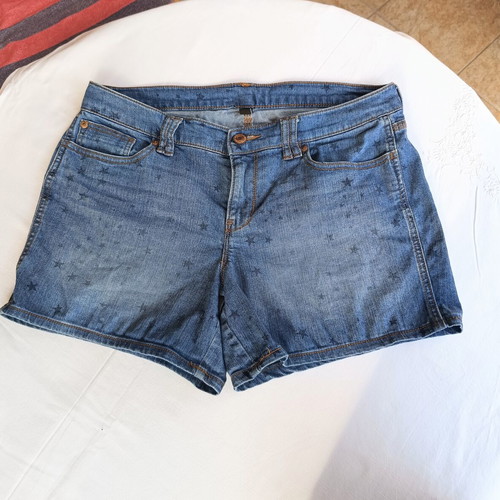 Gap Star Denim Shorts used, blue wash, size L