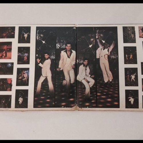 Saturday Night Fever double vinyl soundtrack, original 1977 Greek edition