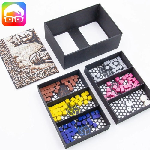 Caylus Board Game Organizer new, fits sleeved cards