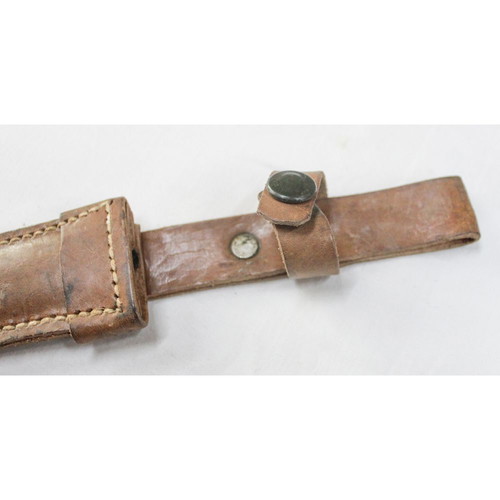 Leather sheath for combat knife used, 1970 Greek Afentakis