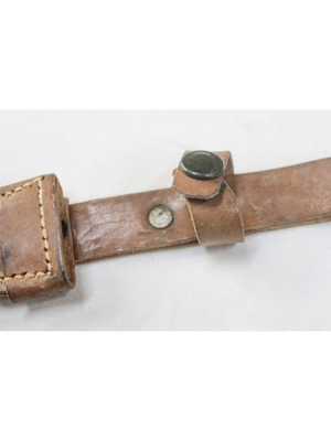 Leather sheath for combat knife used, 1970 Greek Afentakis