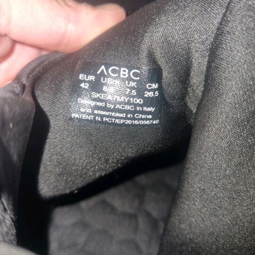 Armani Exchange men's athletic shoes size 42 like new black