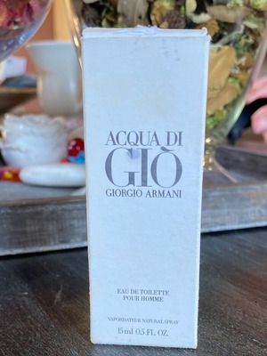 Acqua Di Gio miniature bottle used from Giorgio Armani