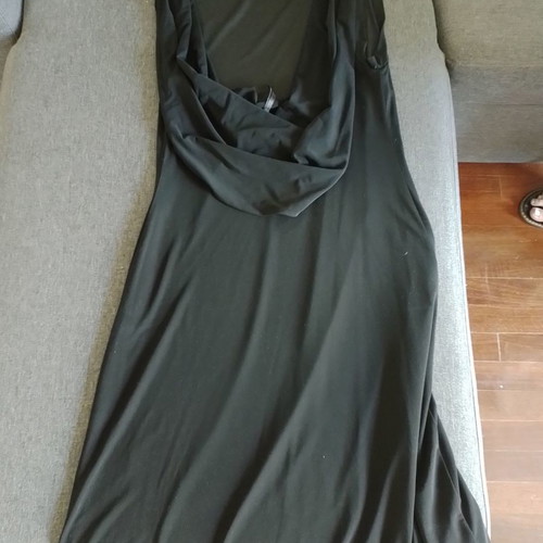 Coast women's dress used, black silk, medium size
