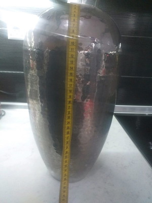 Metal vase used unbreakable large