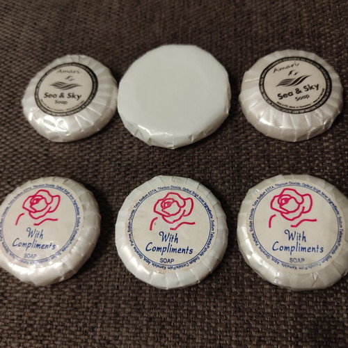 Travel soaps new, set of 6 pieces