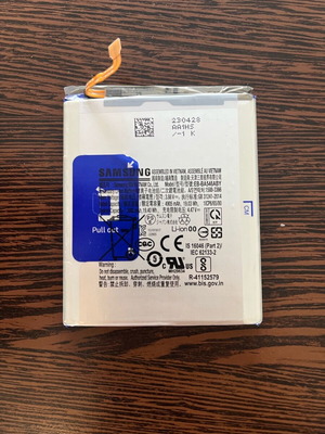 Samsung EB-BA546ABY battery used, non-functional, for spare parts