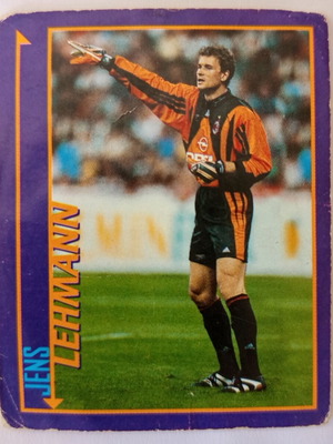 Jens Lehmann AC Milan collectible sticker 1998