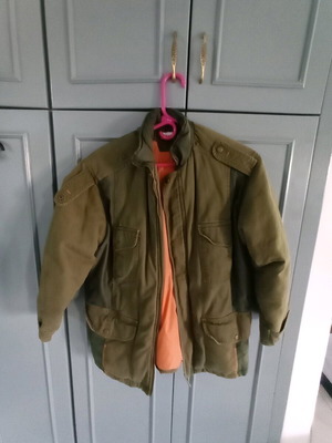 Marasil kids jacket 10 years like new, green