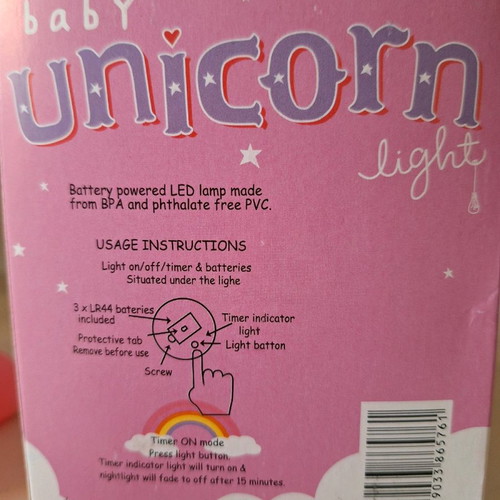 Children's room light 10×12cm new in packaging