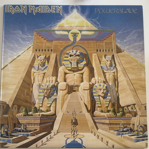 Iron Maiden Powerslave LP vinyl first press 1984 like new metal