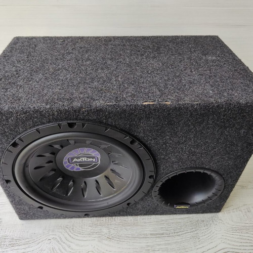 AXTON CAB250 10" Car Subwoofer Box, 100W RMS, Swiss Engineering