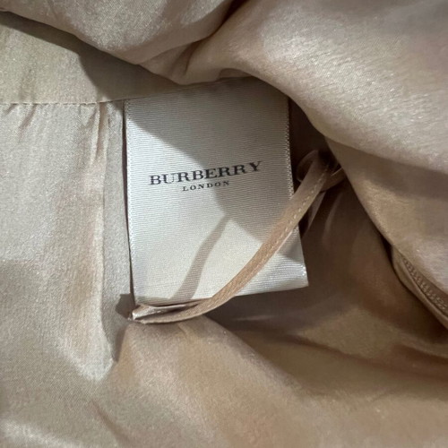Burberry London silk pleated skirt, taupe