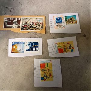 Πωλουνται  Συλλεκτικα Ελληνικα Γραμματοσημα 8 τεμαχια