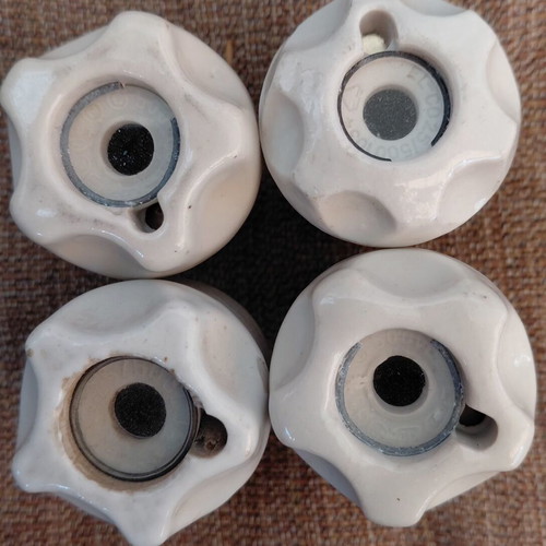 Fuse caps, 3 new and 1 used