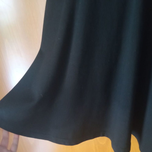 Black winter dress mussa backless, like new, one size