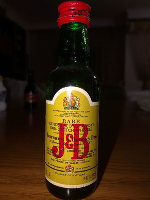 J&B Scotch Whisky miniature 1991 sealed new