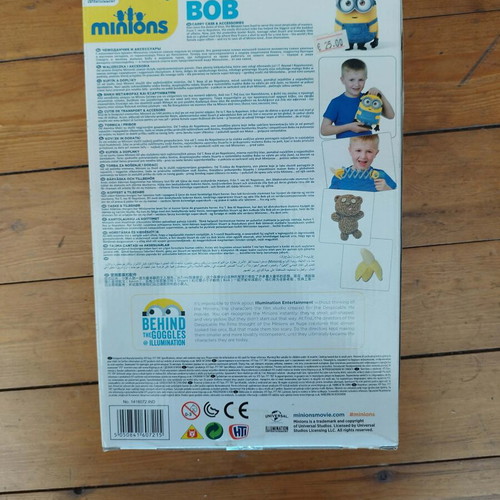 Minions carry case and accessories new, for ages 3+