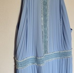 Zini long dress baby blue, like new, size M